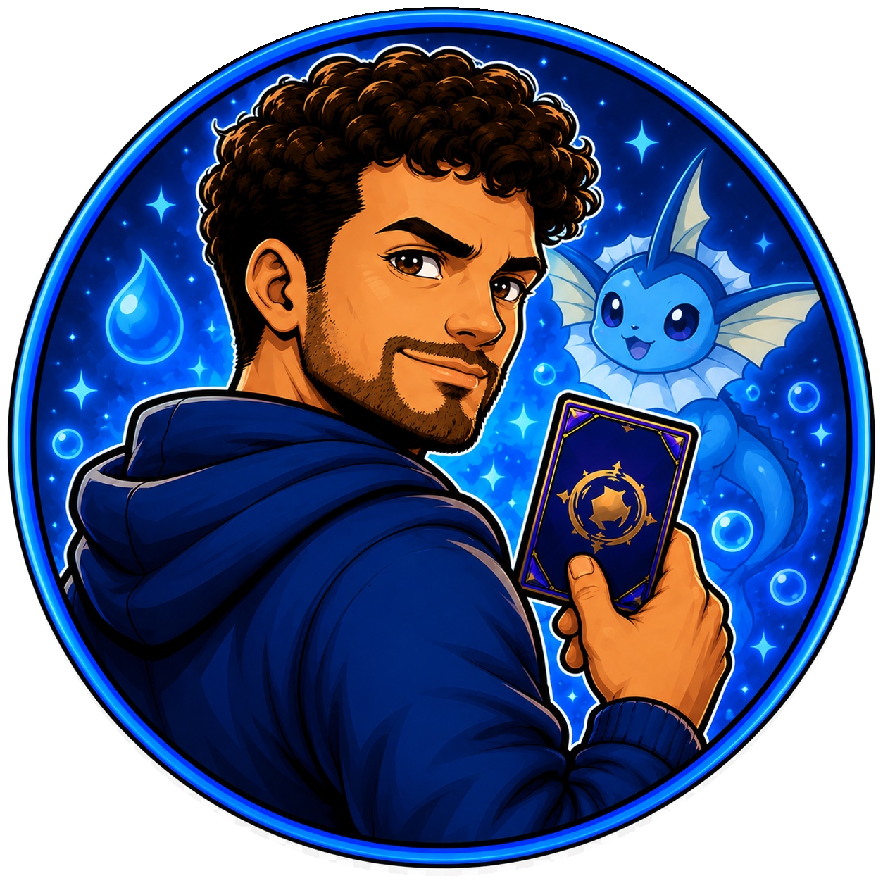Illustrated portrait of Dean