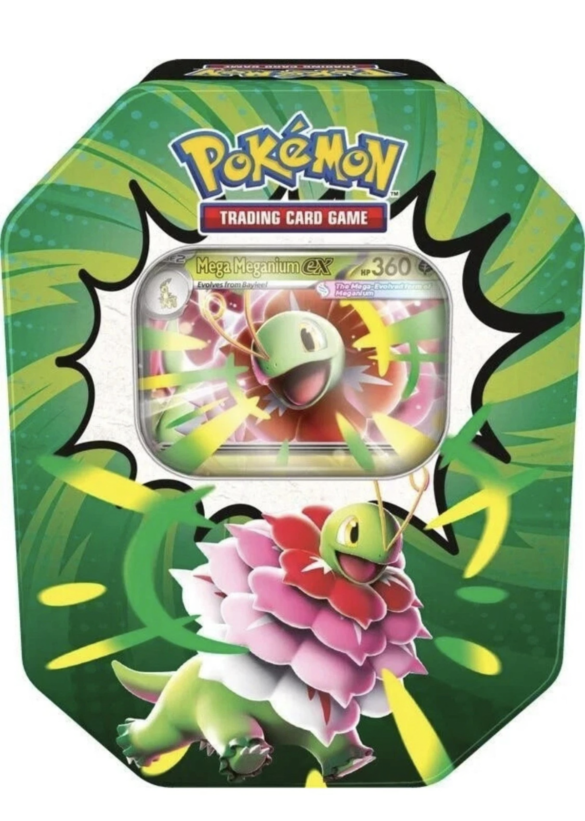 Ascended Heroes Tin – Mega Meganium ex (US Import)