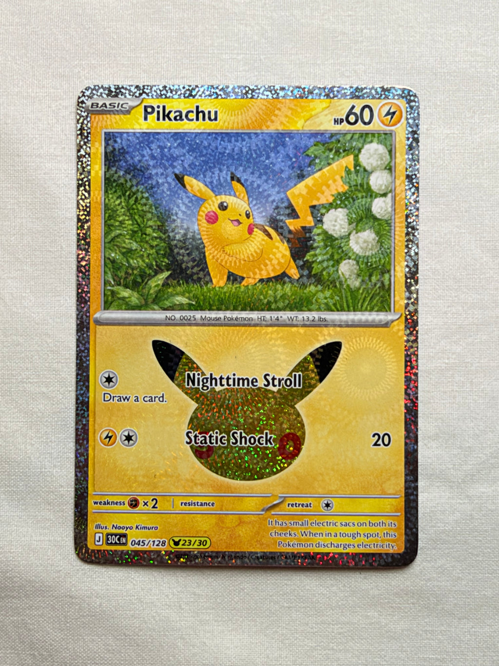 Pikachu 045/128 front