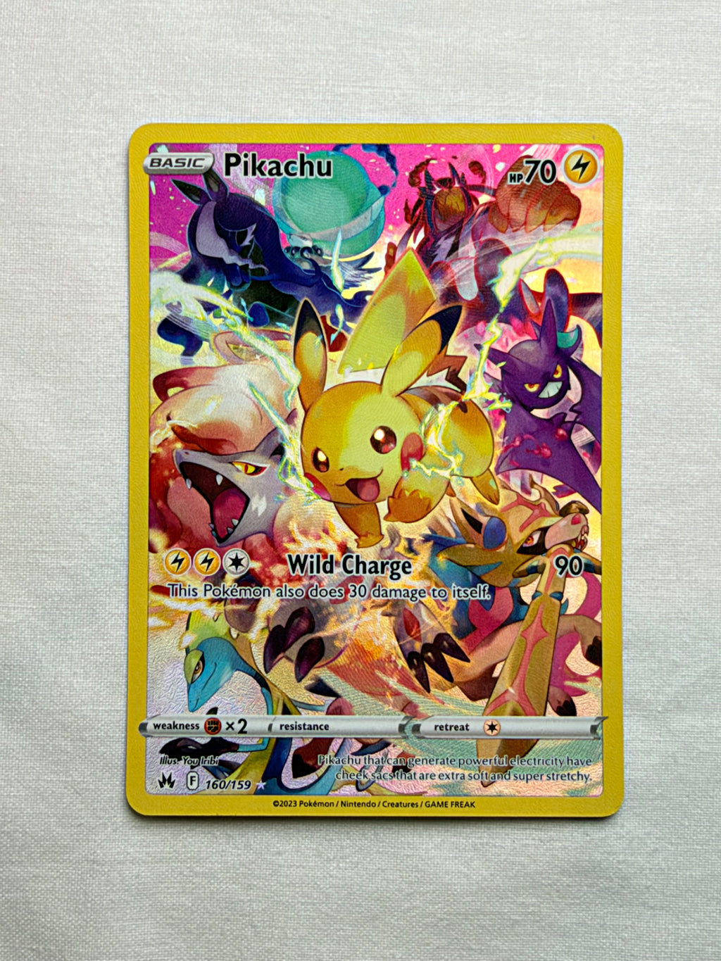 Pikachu 160/159 front