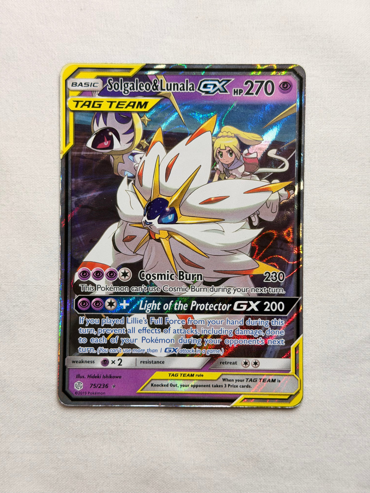 Solgaleo & Lunala-GX 75/236 front