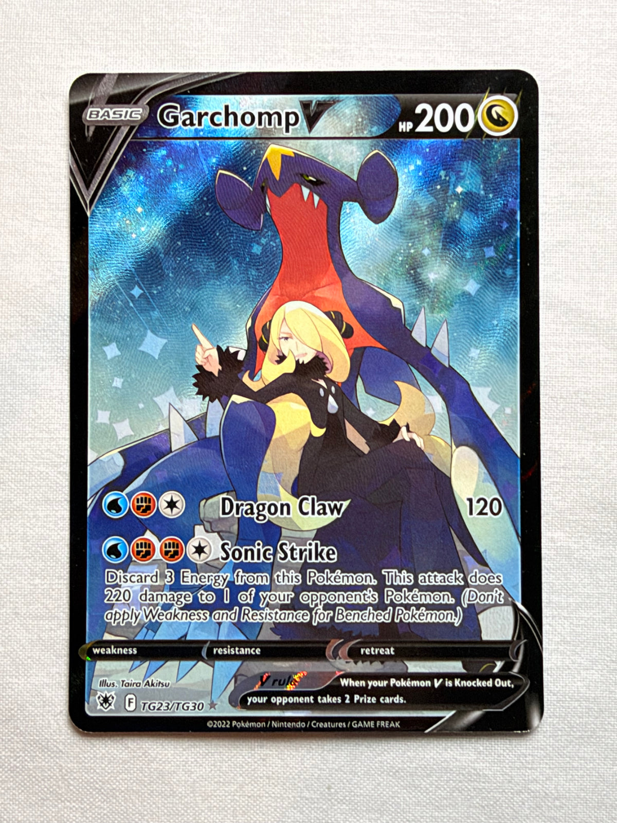 Garchomp V TG23/TG30 front