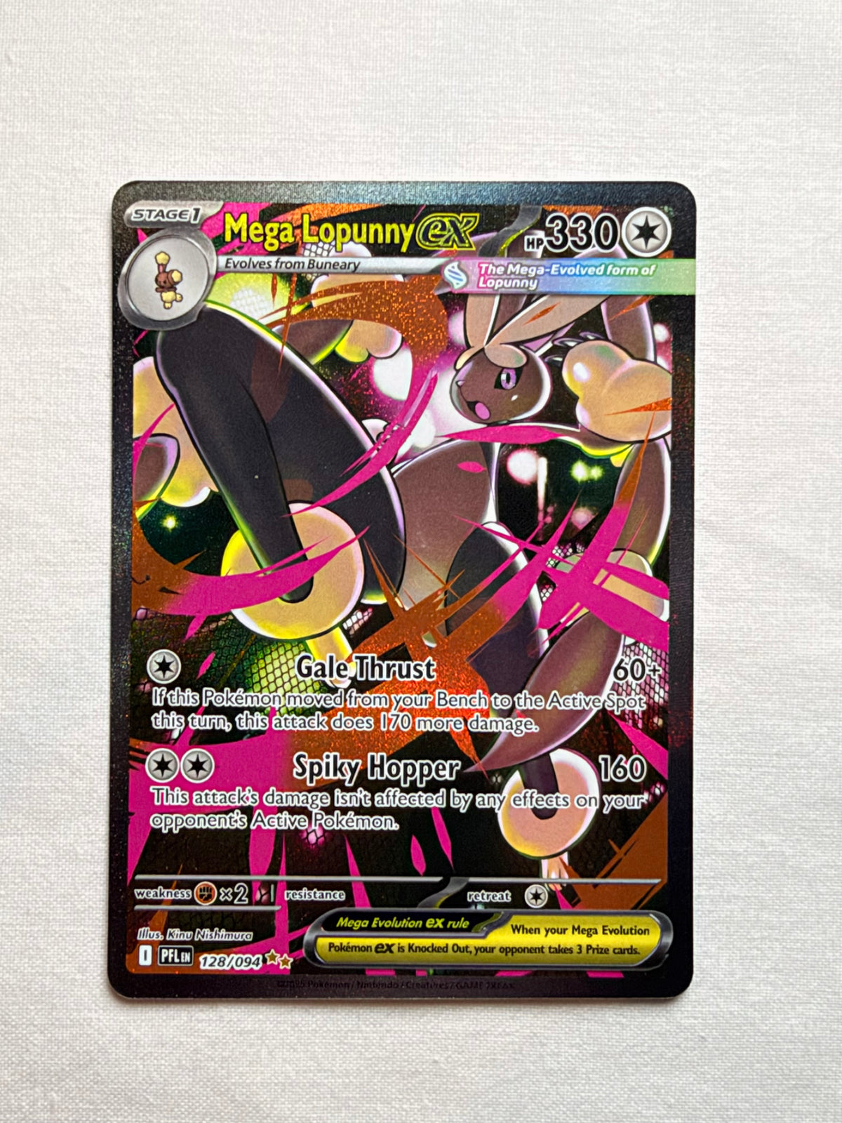 Mega Lopunny ex 128/094 front
