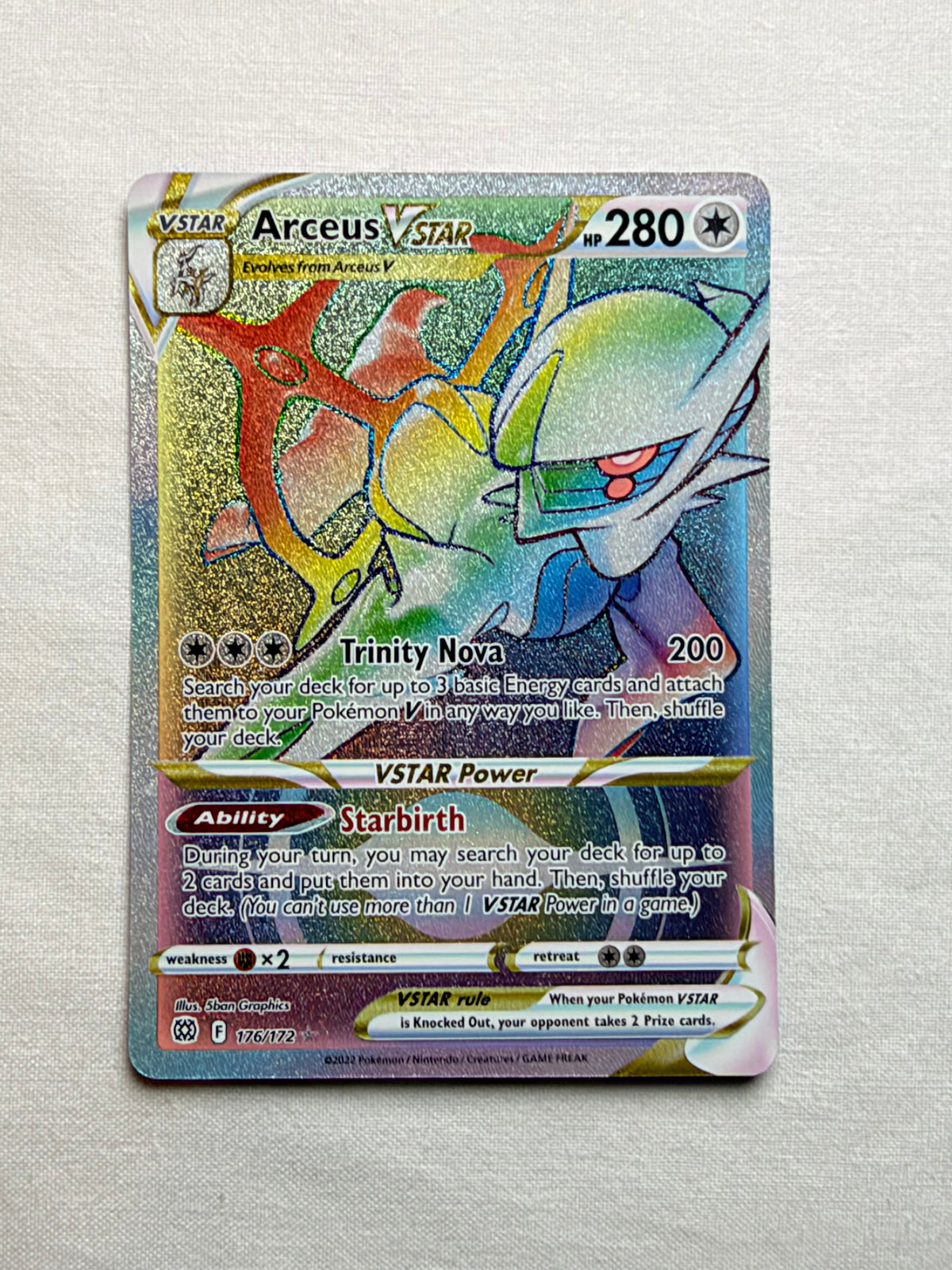 Arceus VSTAR 176/172 front