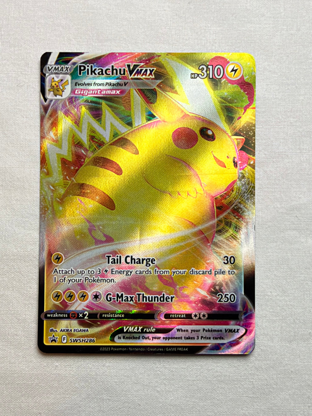 Pikachu VMAX SWSH286 front