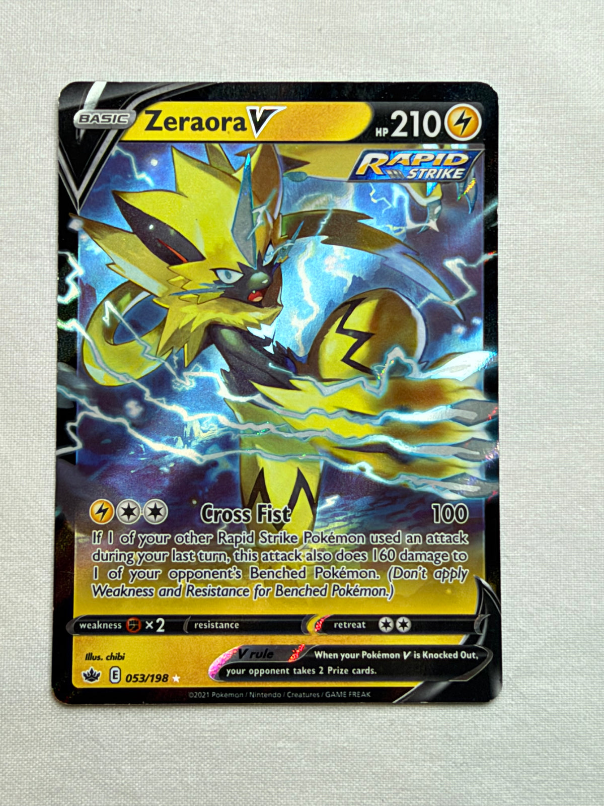Zeraora V 053/198 front