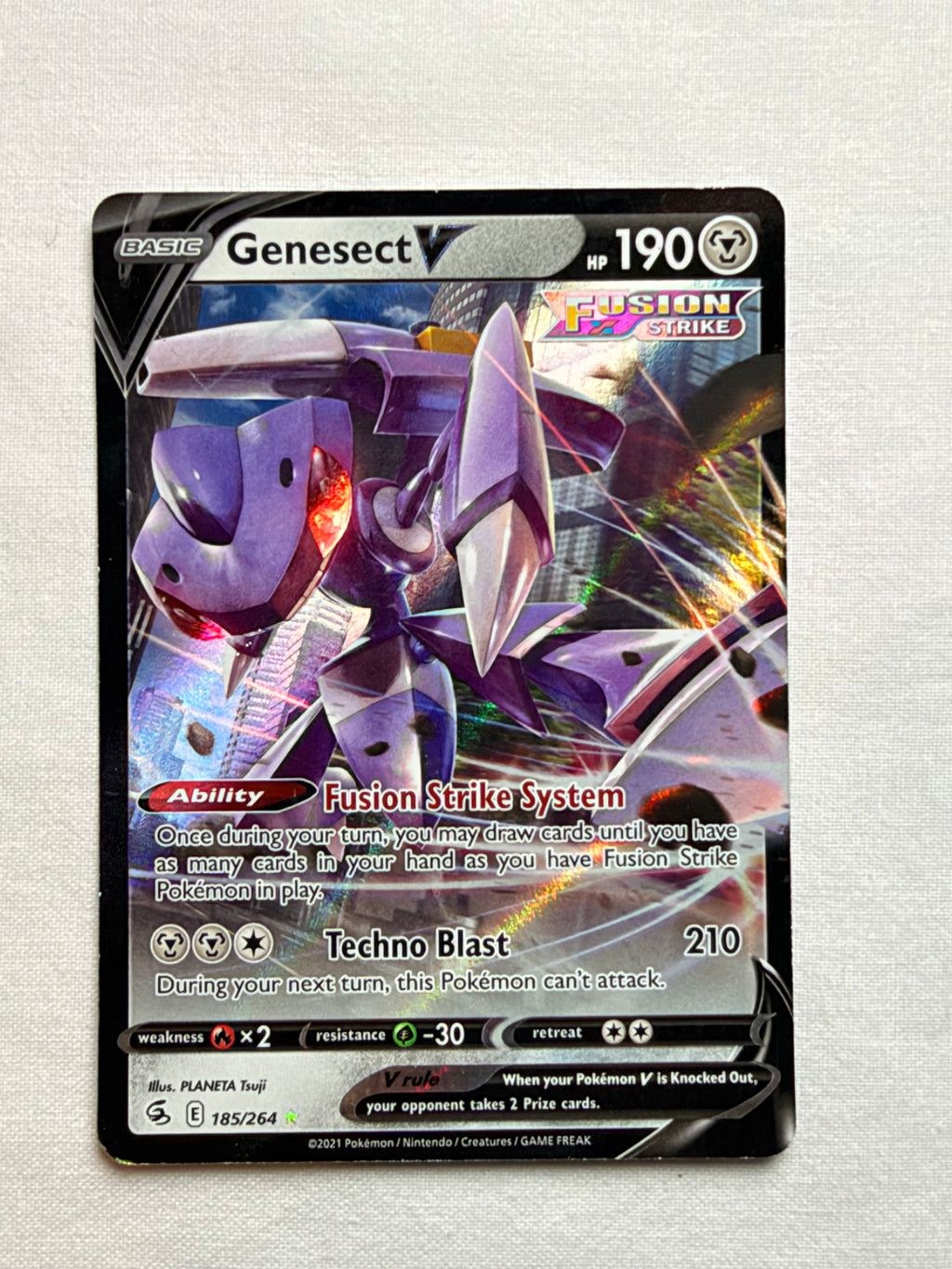 Genesect V 185/264 front