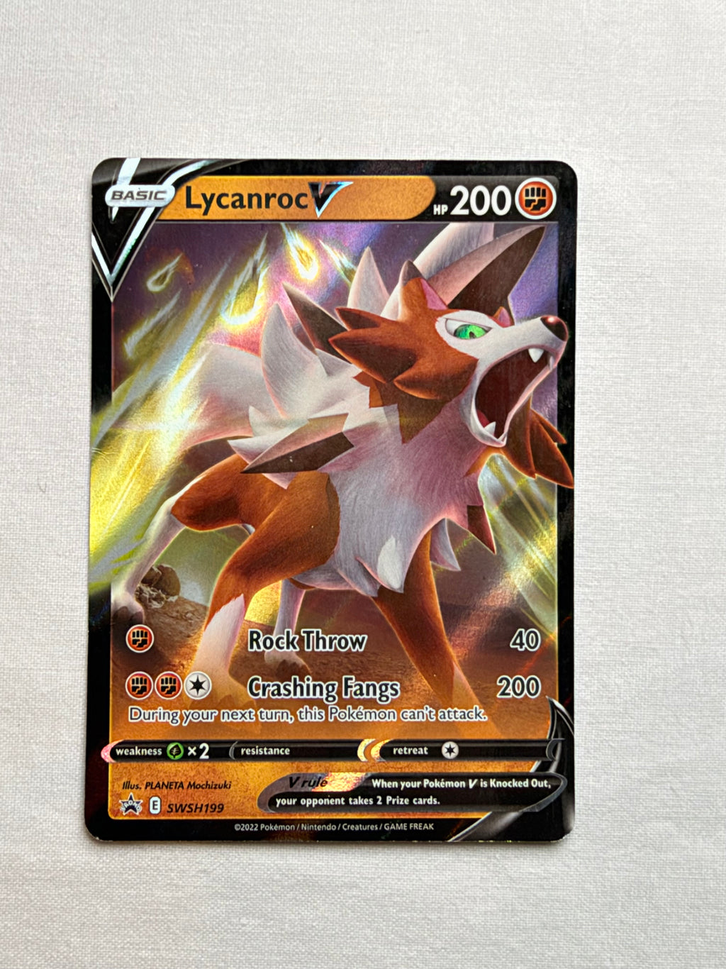 Lycanroc V 091/203 front
