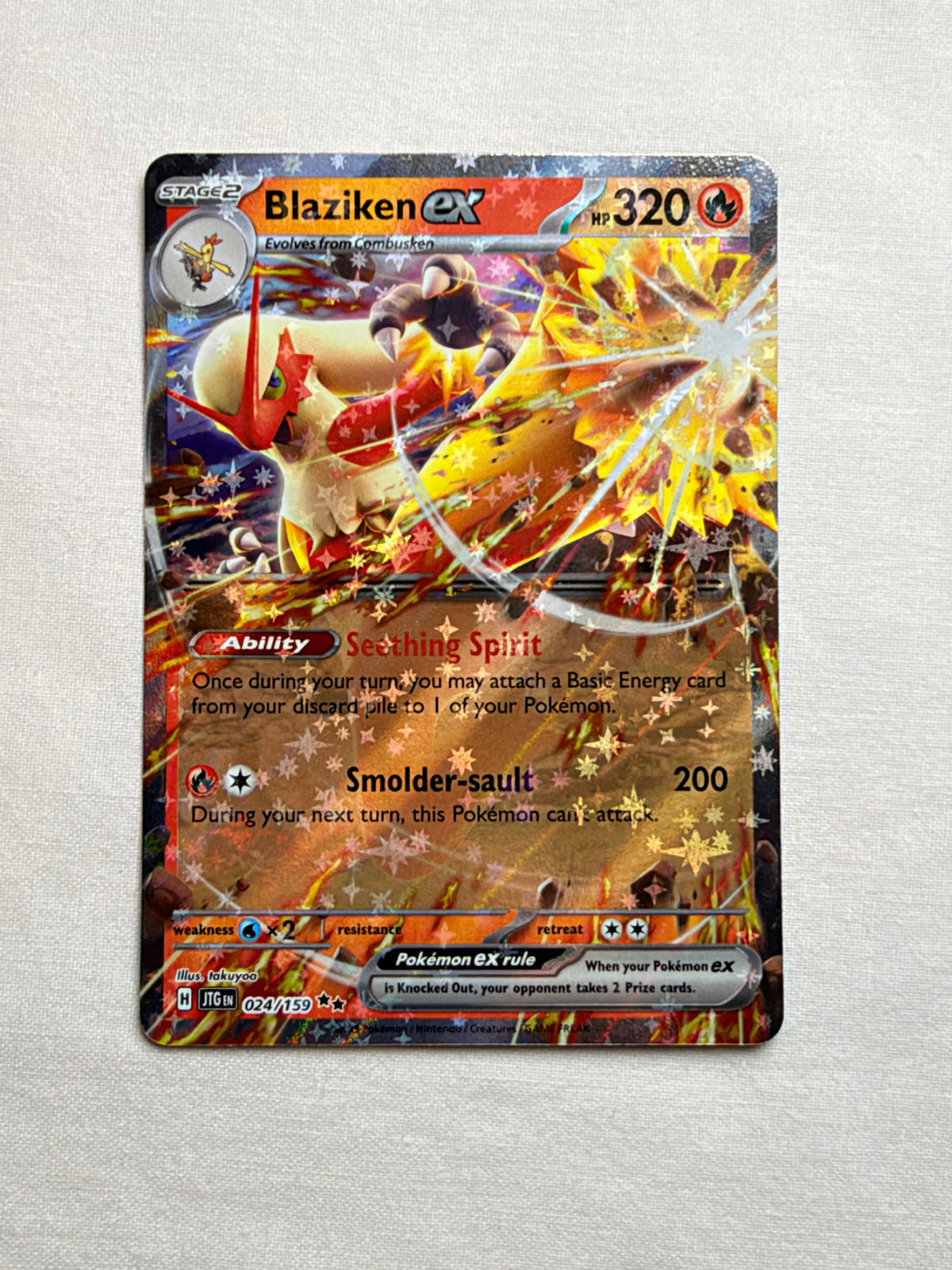 Blaziken ex 024/159 front