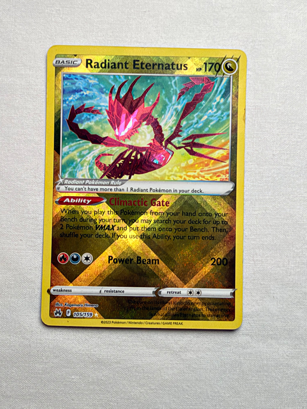 Radiant Eternatus 105/159 front