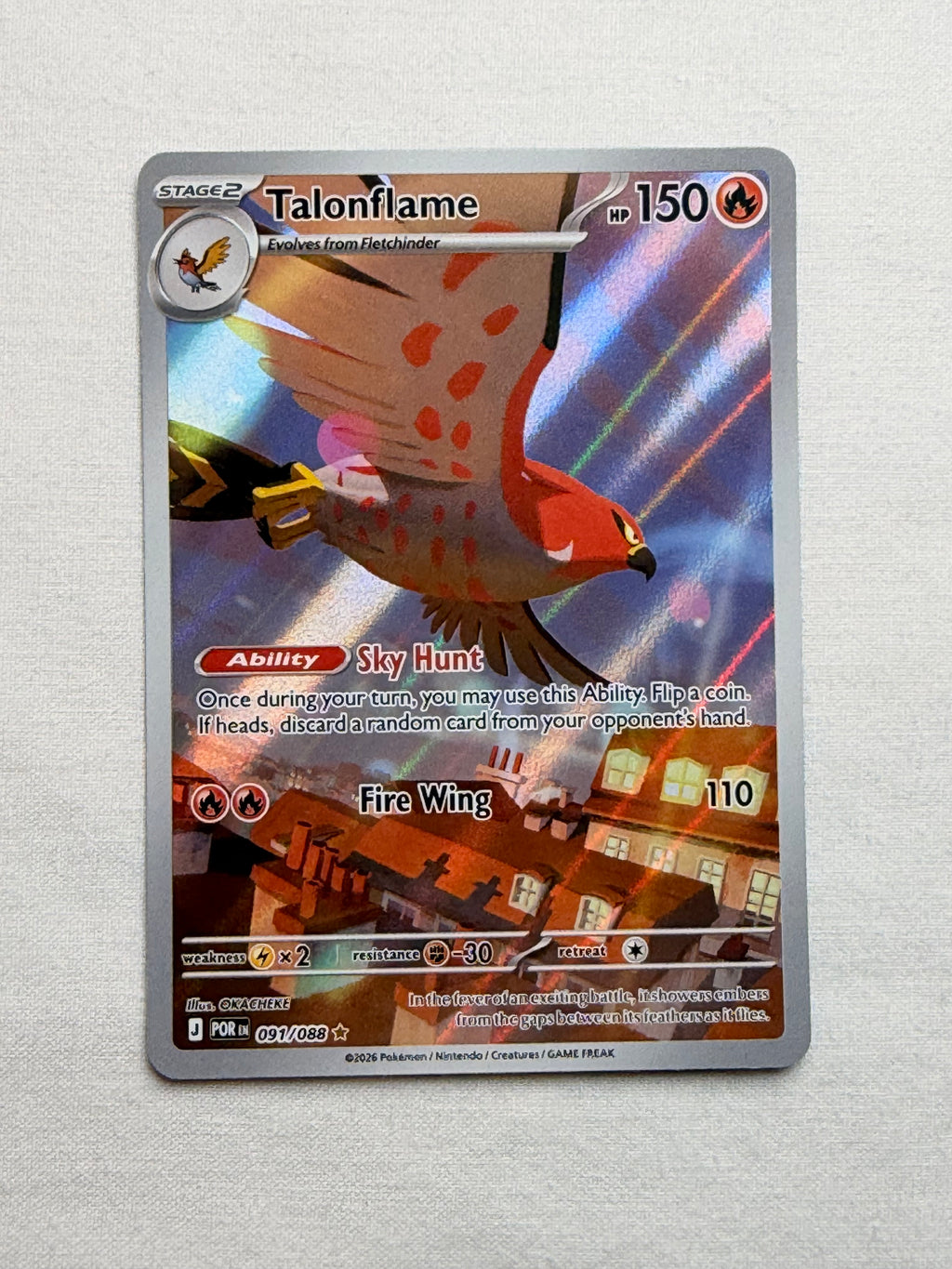 Talonflame 091/088 front