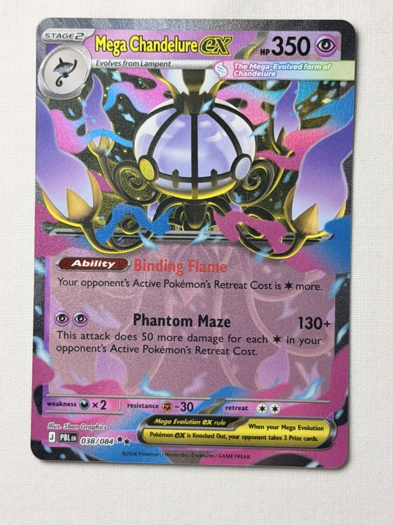 Mega Chandelure ex 038/084 product image
