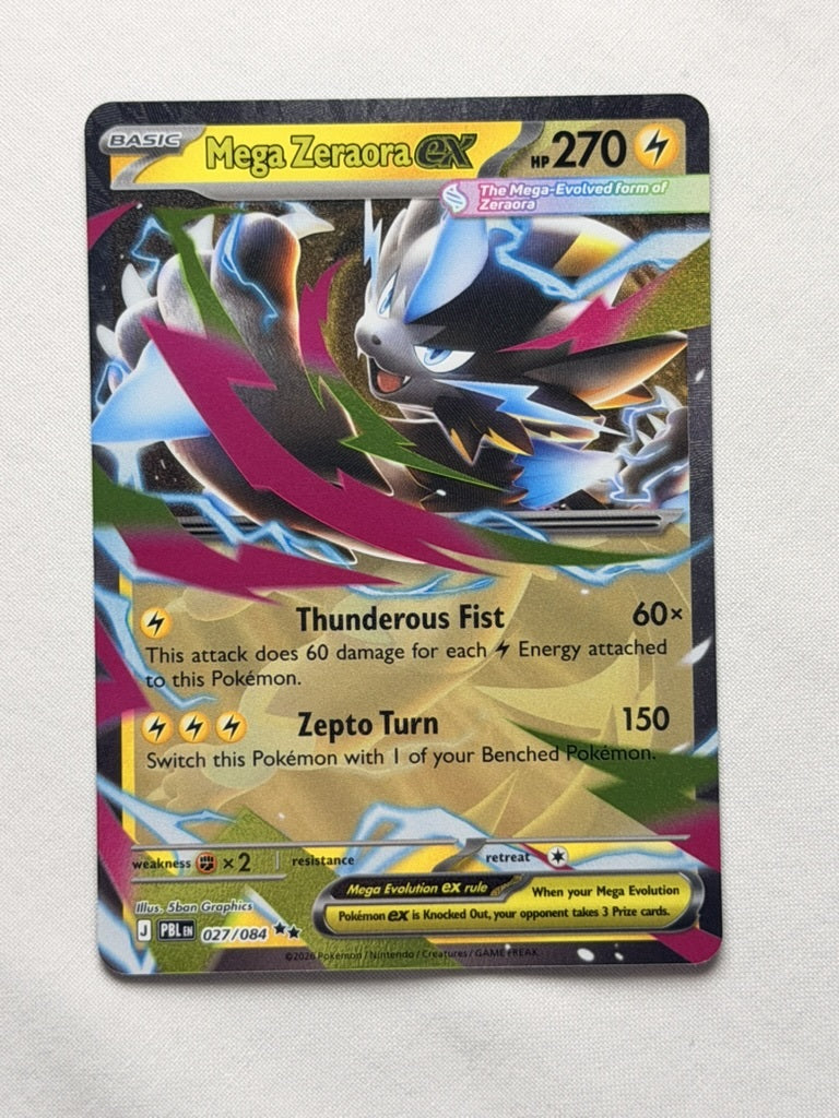 Mega Zeraora ex 027/084 product image