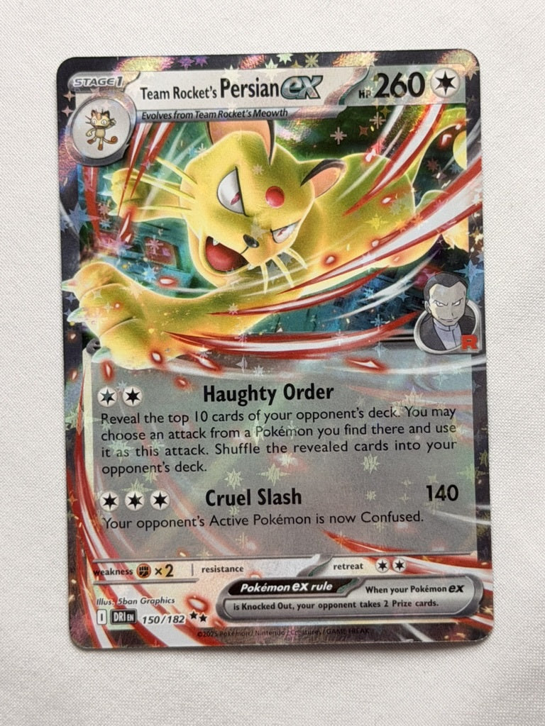 Team Rocket's Persian ex 150/182 English product image