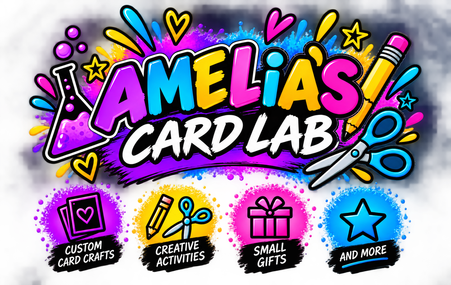 Amelia’s Card Lab: keyrings, magnets and make your own